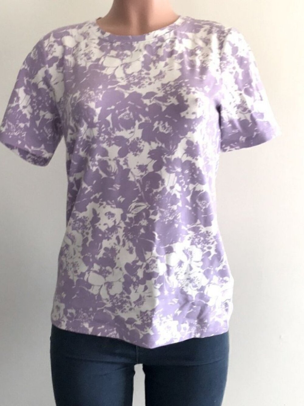 Isaac Mizrahi Live! Short-Sleeves Floral Printed Easy Tee
